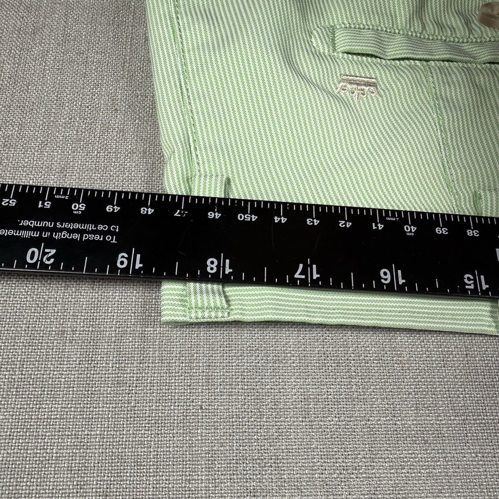 Peter Millar Shorts Men's Size 36 Golf Green Striped Moisture Wicking MS16EB84 - Picture 5 of 6
